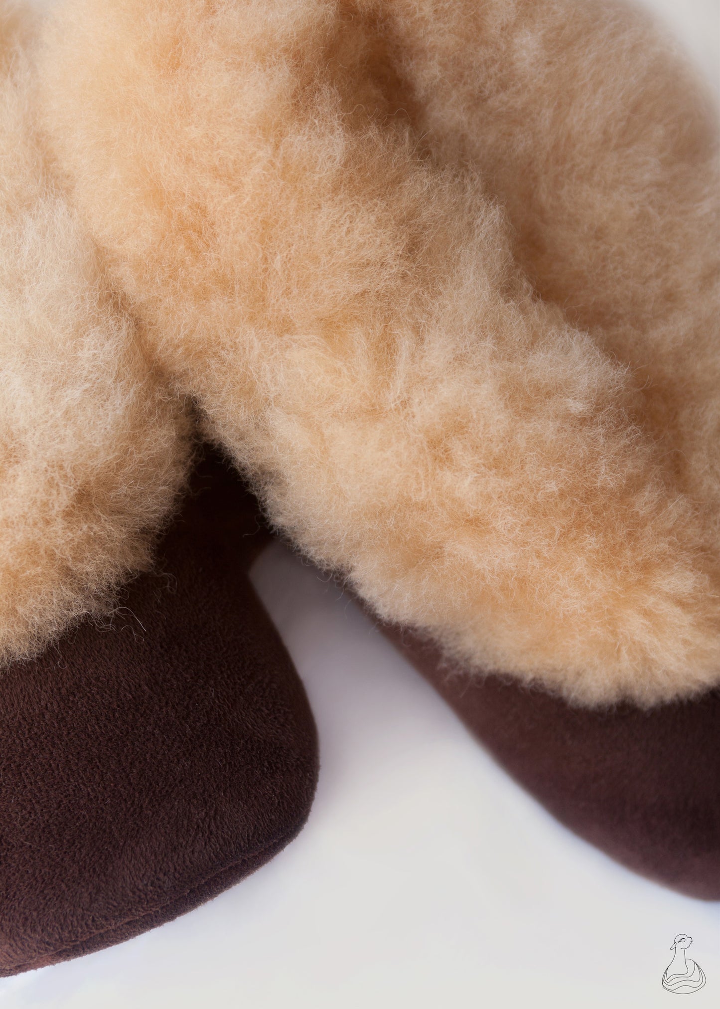 ALPACA FUR SLIPPERS | Beige Slippers Alpaca Fur | Handmade Fur Slippers