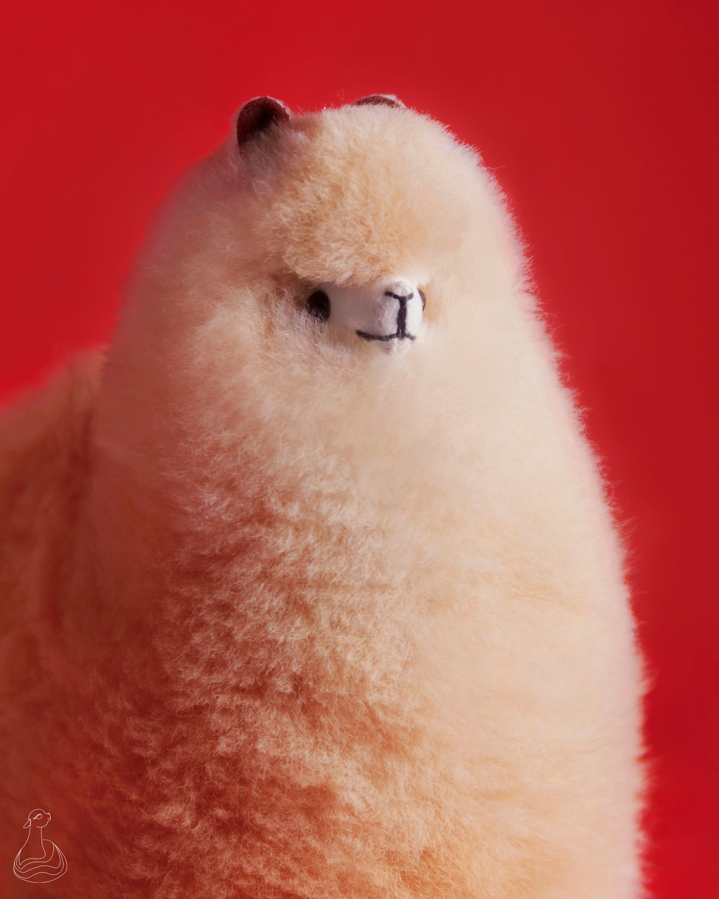 ALPACA FUR TOY | Alpaca Stuffed Plush | Handcrafted Hypoallergenic Doll