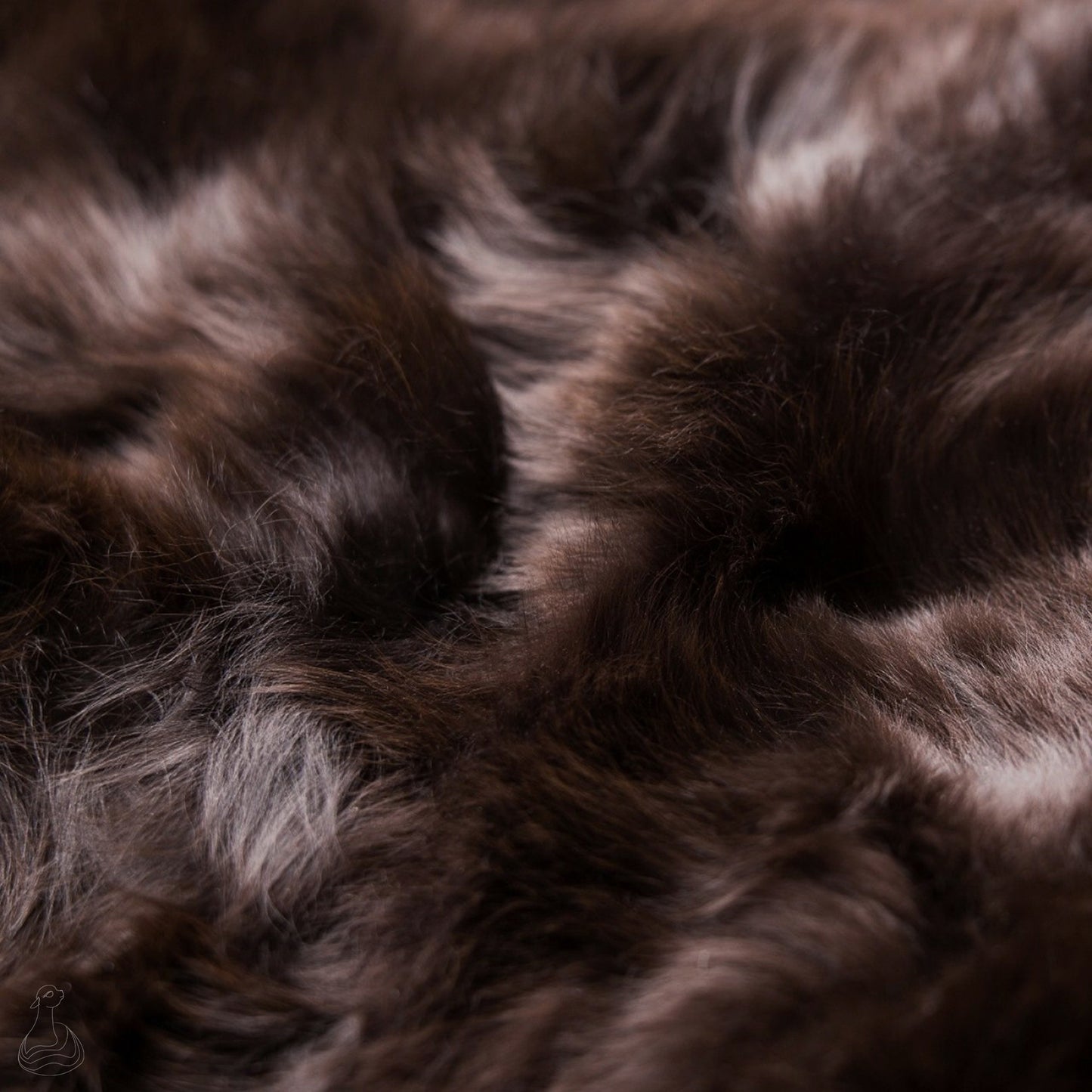 Baby Alpaca Fur Blanket | Luxury Baby Alpaca Fur Throw | Dark Chocolate Baby Alpaca Fur Throw Blanket
