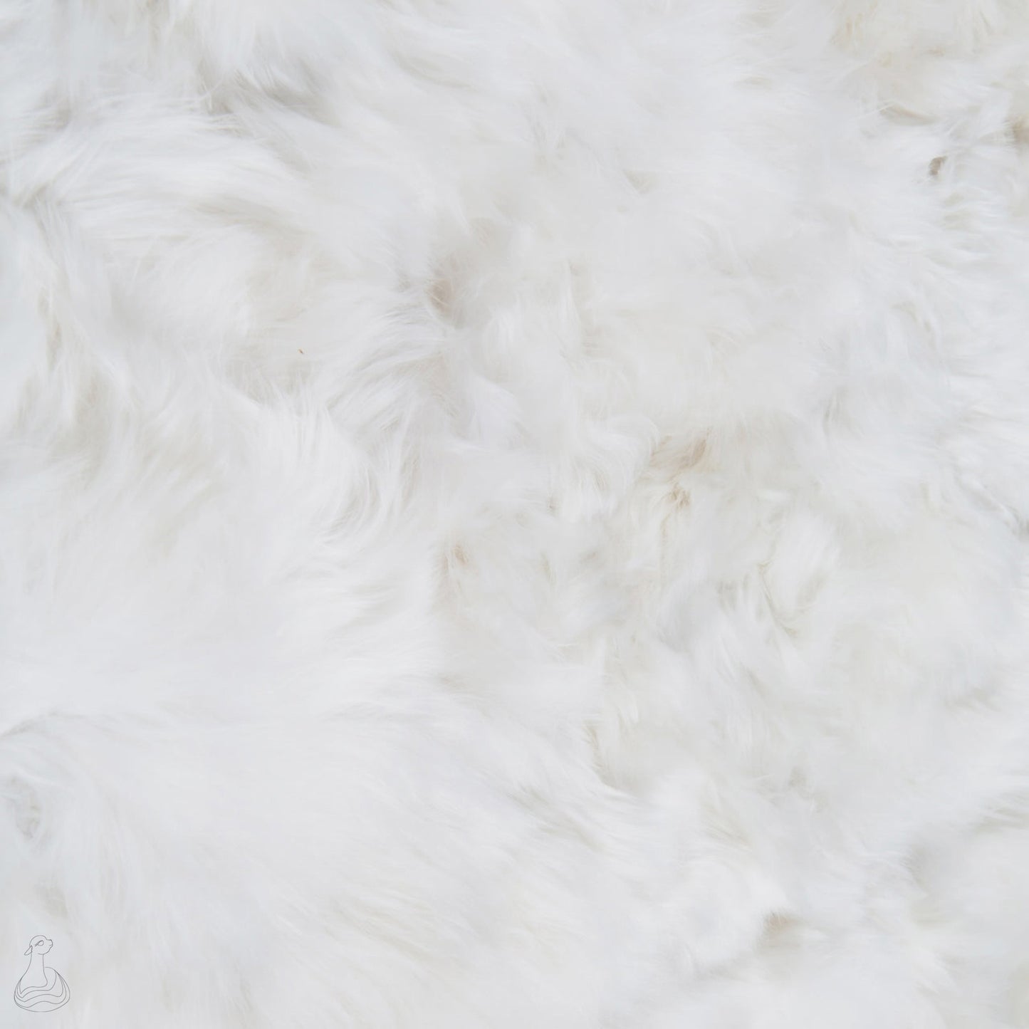 Baby Alpaca Fur Blanket | Luxury Baby Alpaca Fur Throw | Natural White Baby Alpaca Fur Throw Blanket