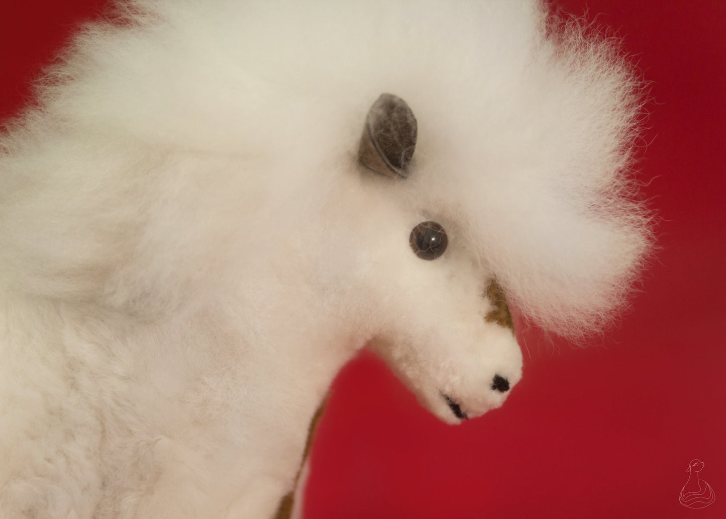 ALPACA FUR TOY | Horse Stuffed Plush | Handmade Hypoallergenic Doll