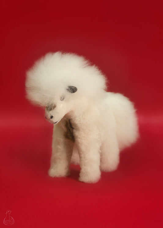 ALPACA FUR TOY | Horse Stuffed Plush | Handmade Hypoallergenic Doll
