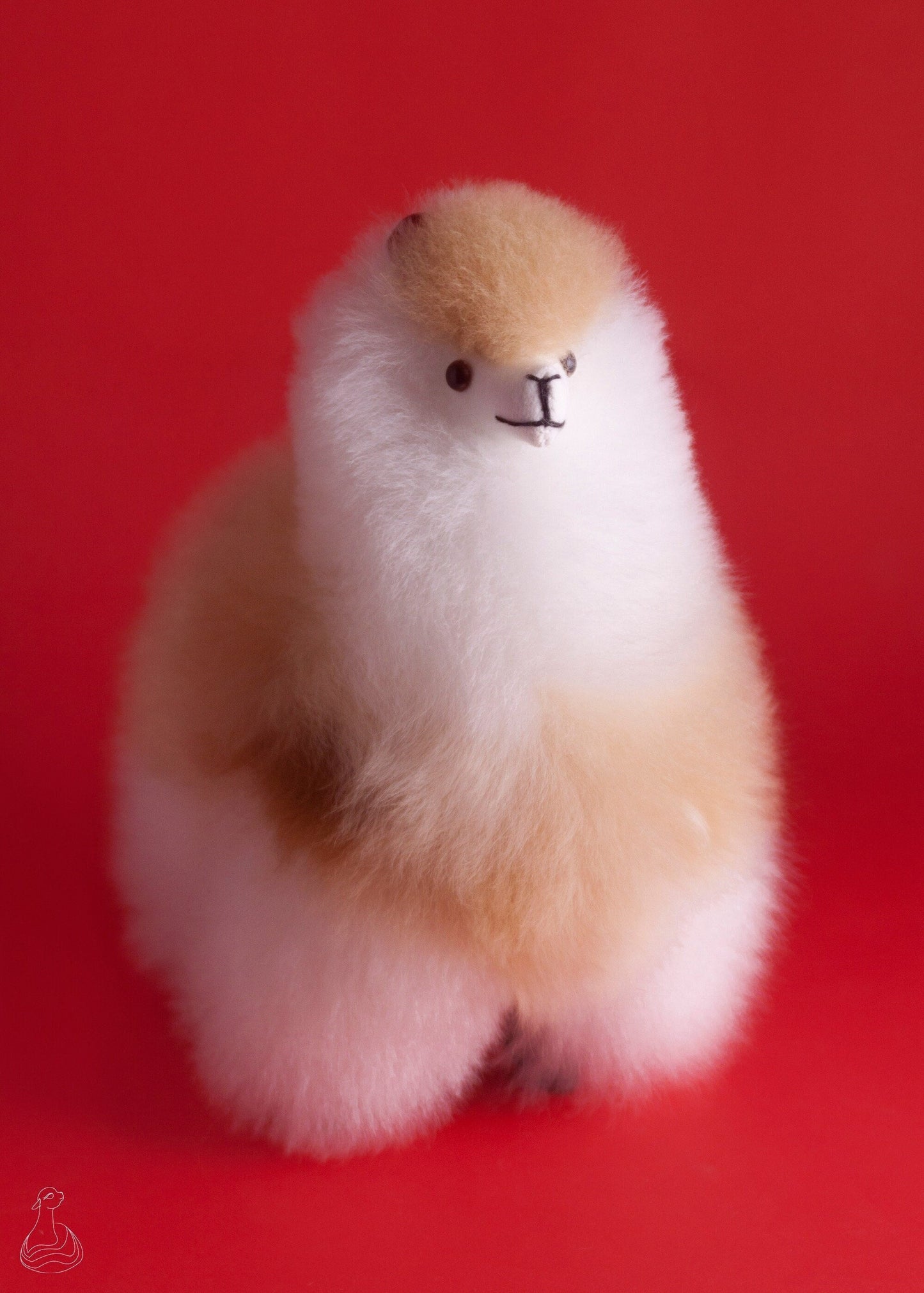 ALPACA FUR TOY | Baby Alpaca Fur Stuffed Plush | Handcrafted Hypoallergenic Doll