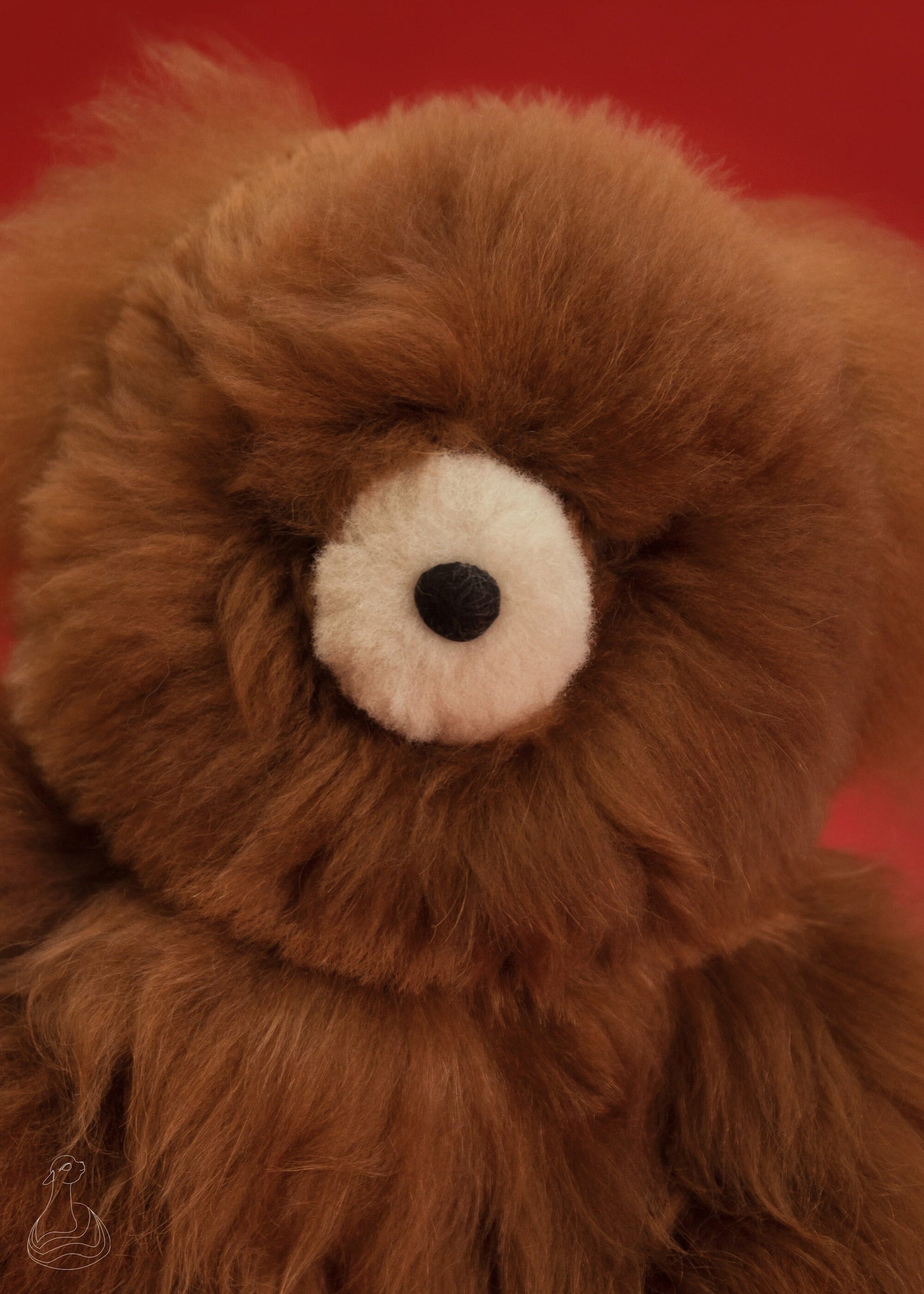 ALPACA FUR TOY | Teddy Bear Stuffed Plush | Handcrafted Hypoallergenic Doll