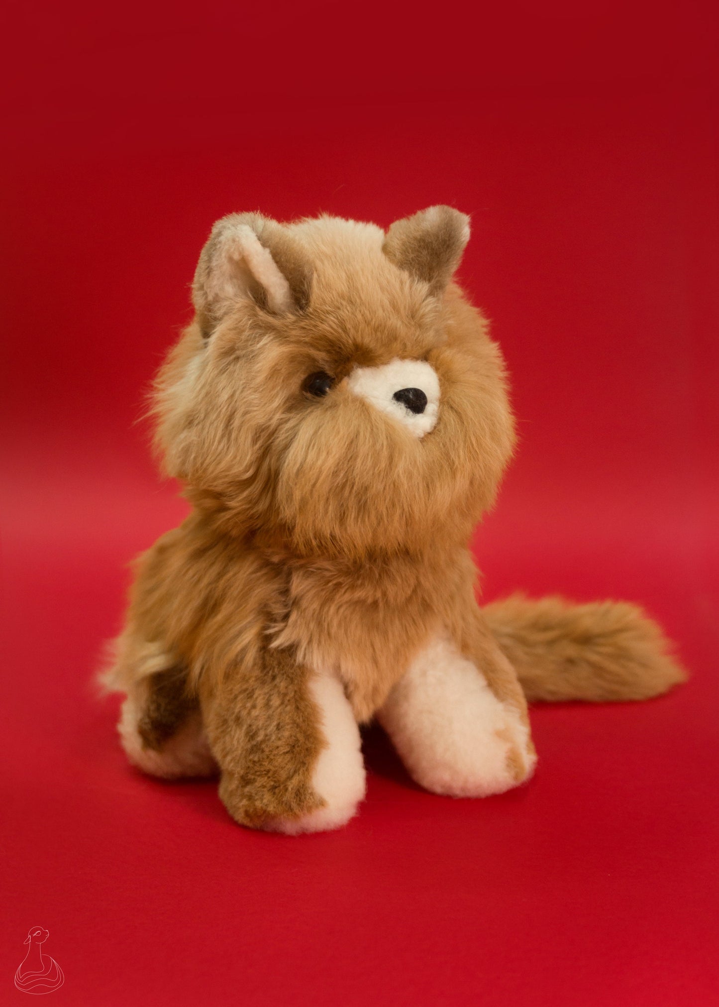 ALPACA FUR TOY | Kitten Stuffed Plush | Handcrafted Hypoallergenic Doll